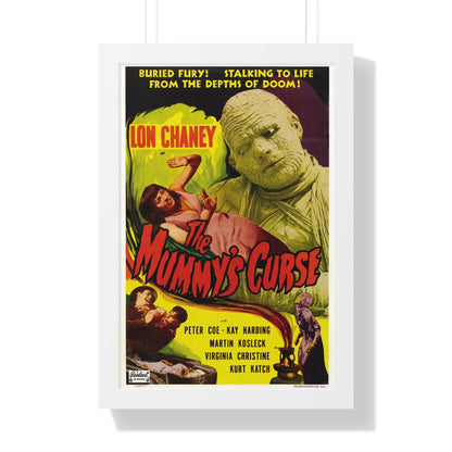 THE MUMMY'S CURSE 1944 - Framed Movie Poster-16″ x 24″-The Sticker Space