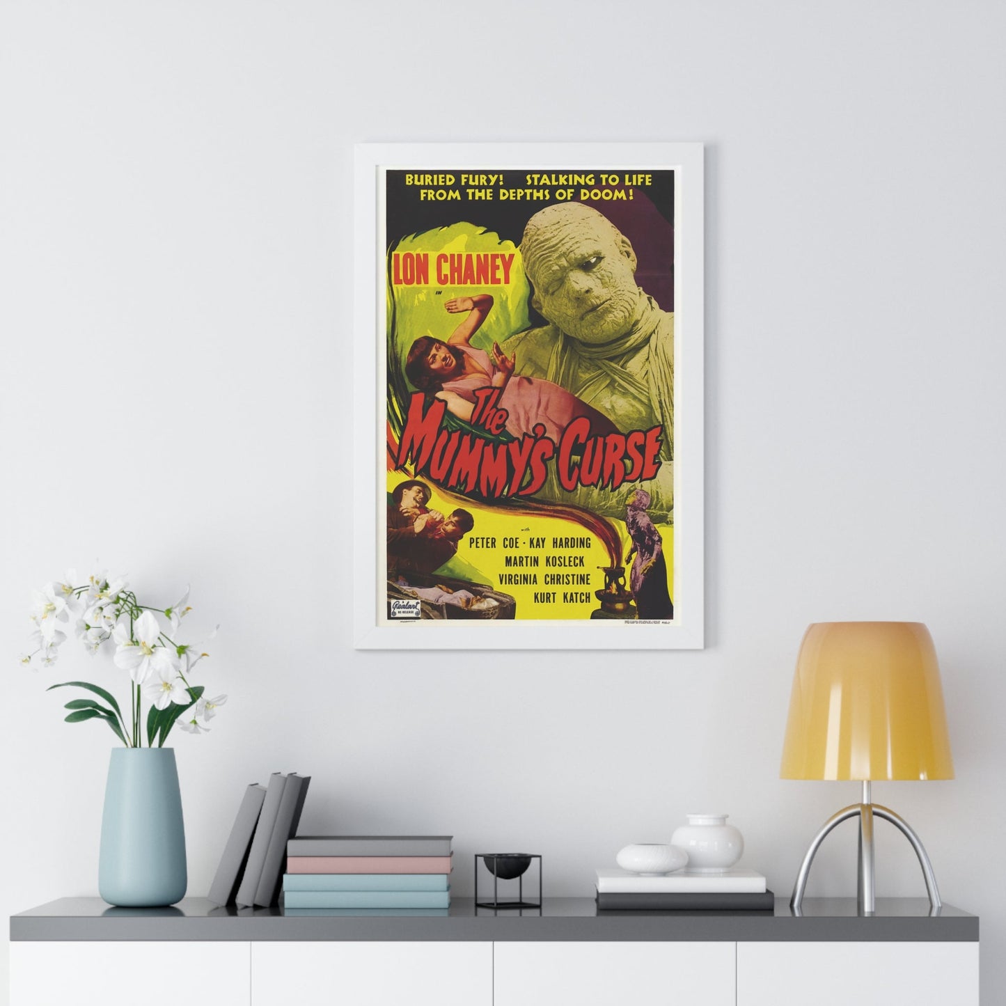 THE MUMMY'S CURSE 1944 - Framed Movie Poster-The Sticker Space