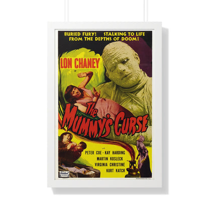 THE MUMMY'S CURSE 1944 - Framed Movie Poster-20" x 30"-The Sticker Space