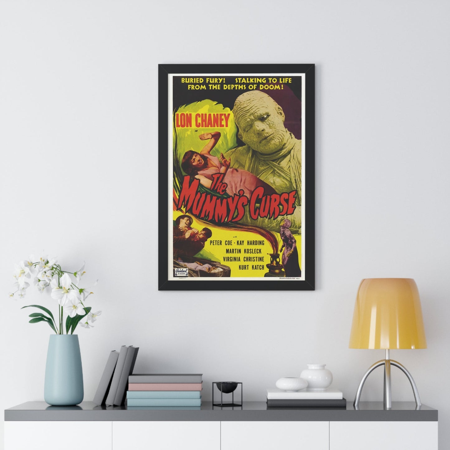 THE MUMMY'S CURSE 1944 - Framed Movie Poster-The Sticker Space