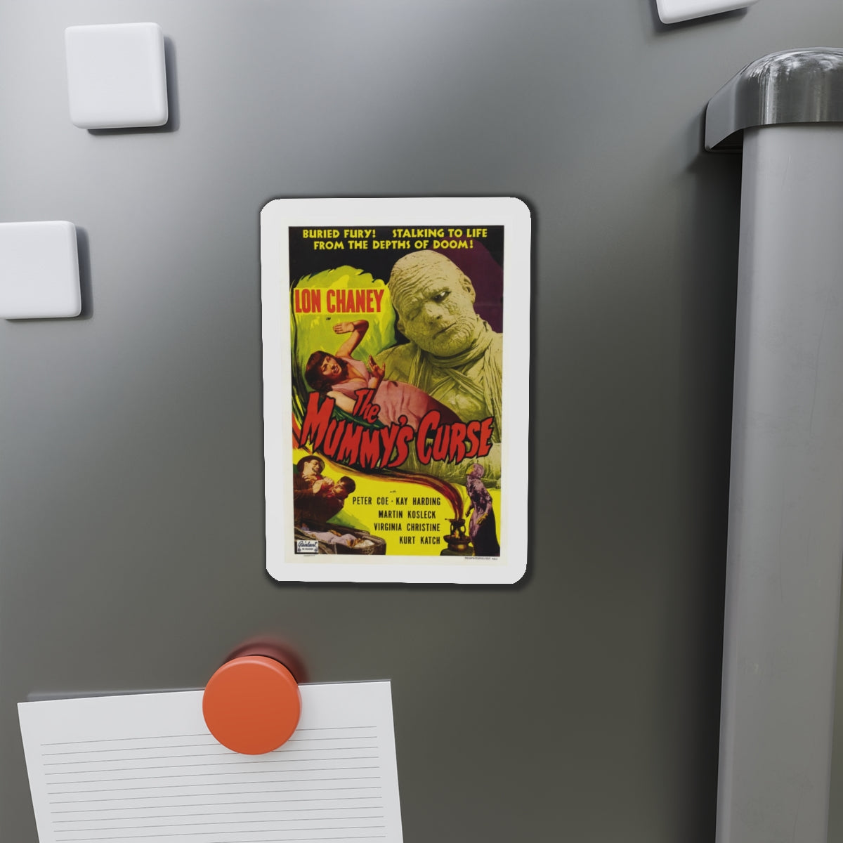 THE MUMMY'S CURSE 1944 Movie Poster - Refrigerator Magnet-The Sticker Space