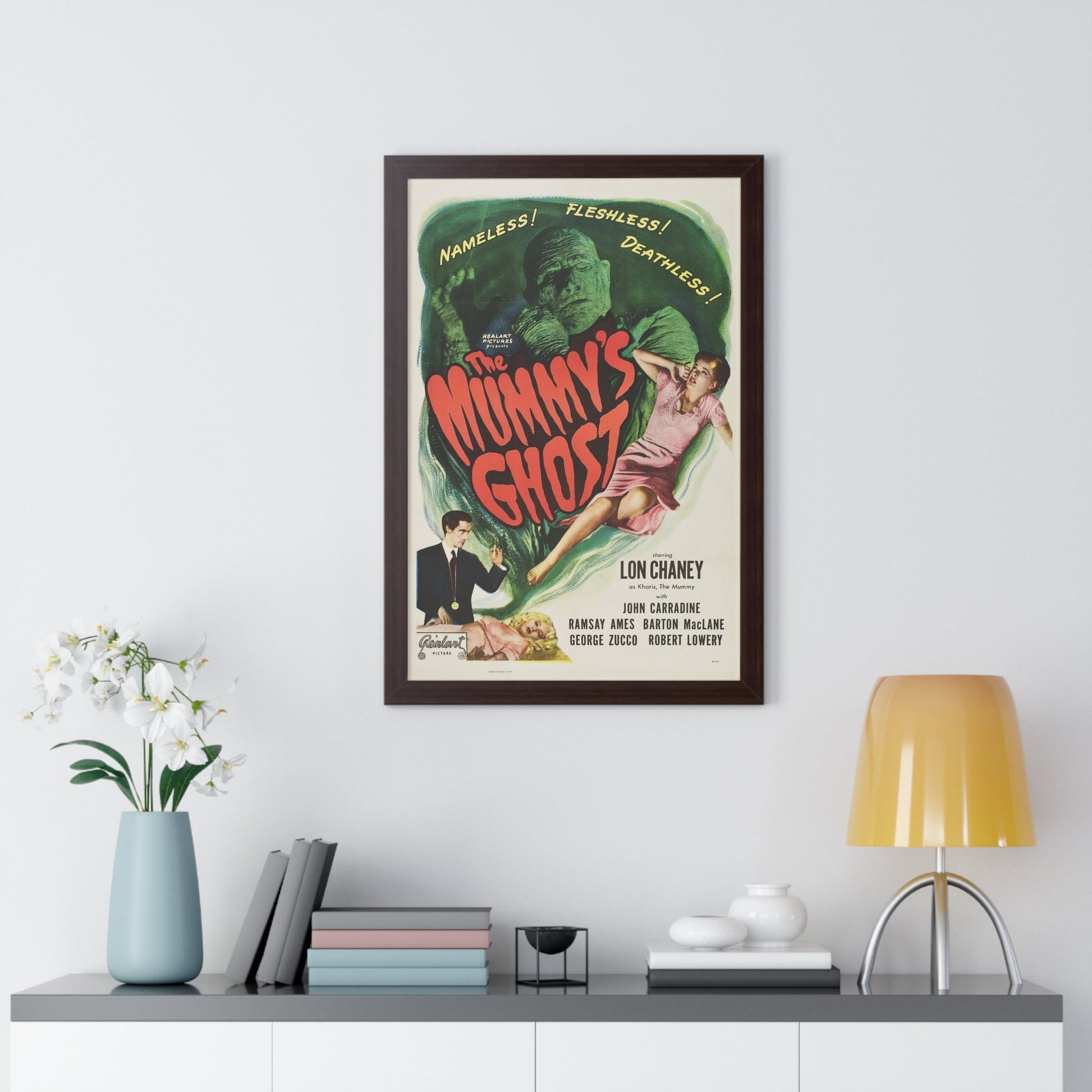 THE MUMMY'S GHOST 1944 - Framed Movie Poster-The Sticker Space