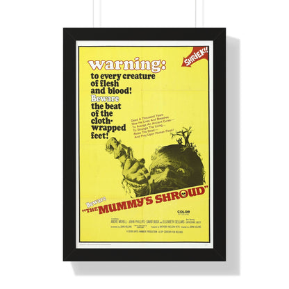 THE MUMMY'S SHROUD 1967 - Framed Movie Poster-16″ x 24″-The Sticker Space