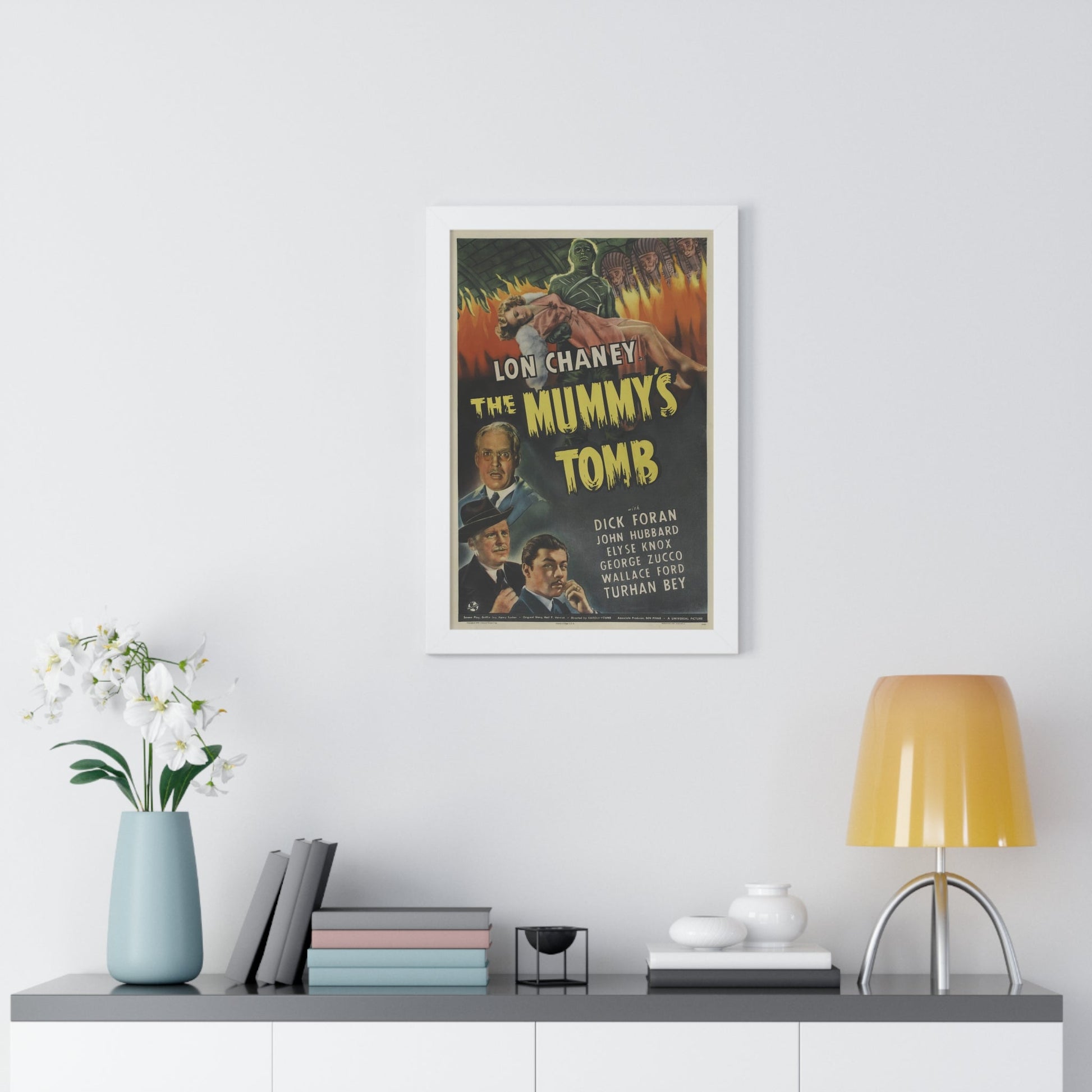 THE MUMMY'S TOMB 1942 - Framed Movie Poster-The Sticker Space