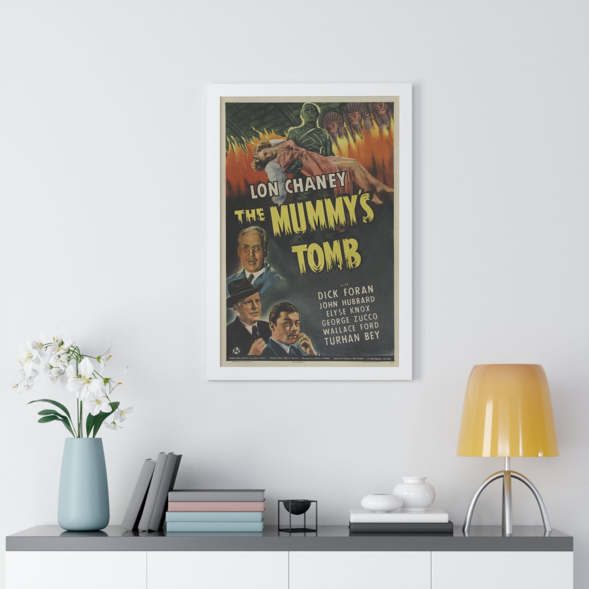 THE MUMMY'S TOMB 1942 - Framed Movie Poster-The Sticker Space