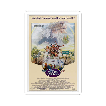 The Muppet Movie 1979 Movie Poster STICKER Vinyl Die-Cut Decal-4 Inch-The Sticker Space