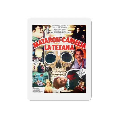 THE MURDER OF CAMELIA THE TEXANA 1978 Movie Poster - Refrigerator Magnet 3 Inch Die-Cut - The Sticker Space