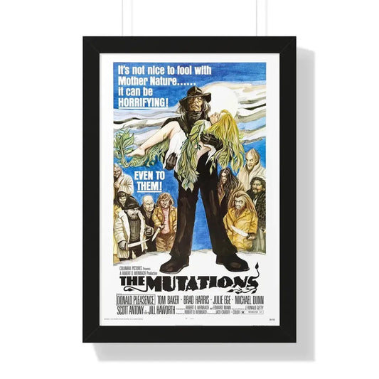 THE MUTATIONS 1974 - Framed Movie Poster 16″ x 24″ Black - The Sticker Space