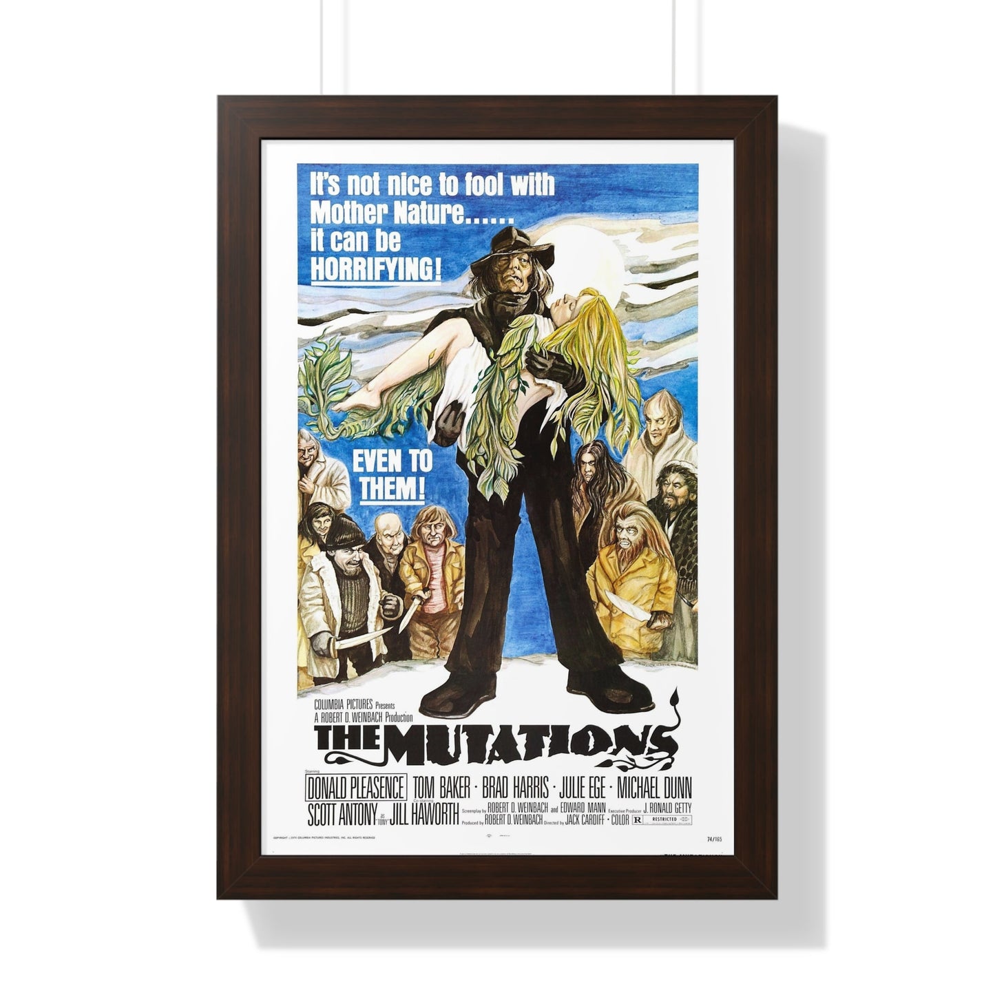 THE MUTATIONS 1974 - Framed Movie Poster-16″ x 24″-The Sticker Space