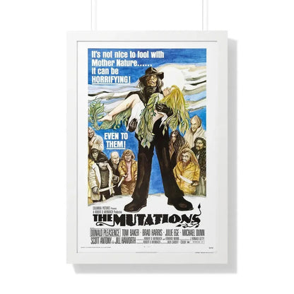 THE MUTATIONS 1974 - Framed Movie Poster 20" x 30" White - The Sticker Space