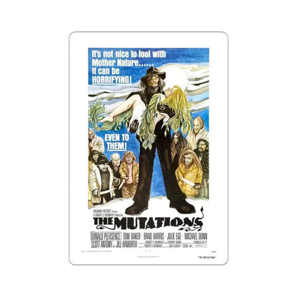The Mutations 1974 Movie Poster - STICKER Vinyl Kiss-Cut Decal 3 Inch White - The Sticker Space