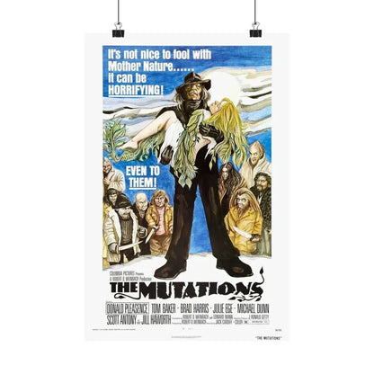 THE MUTATIONS 1974 - Paper Movie Poster 12″ x 18″ Matte - The Sticker Space