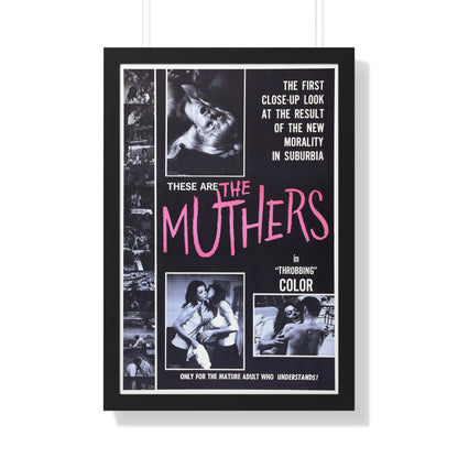 THE MUTHERS 1976 - Framed Movie Poster-20" x 30"-The Sticker Space