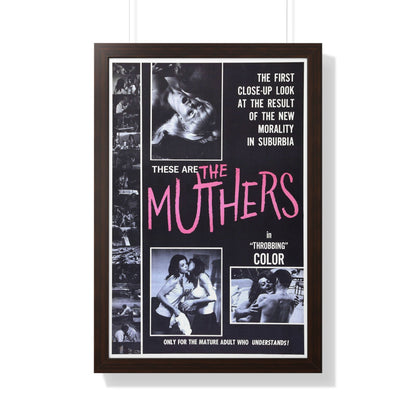 THE MUTHERS 1976 - Framed Movie Poster-20" x 30"-The Sticker Space