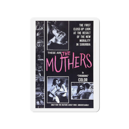 THE MUTHERS 1976 Movie Poster - Refrigerator Magnet-2" x 2"-The Sticker Space