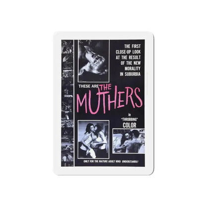 THE MUTHERS 1976 Movie Poster - Refrigerator Magnet 6 Inch Die-Cut - The Sticker Space