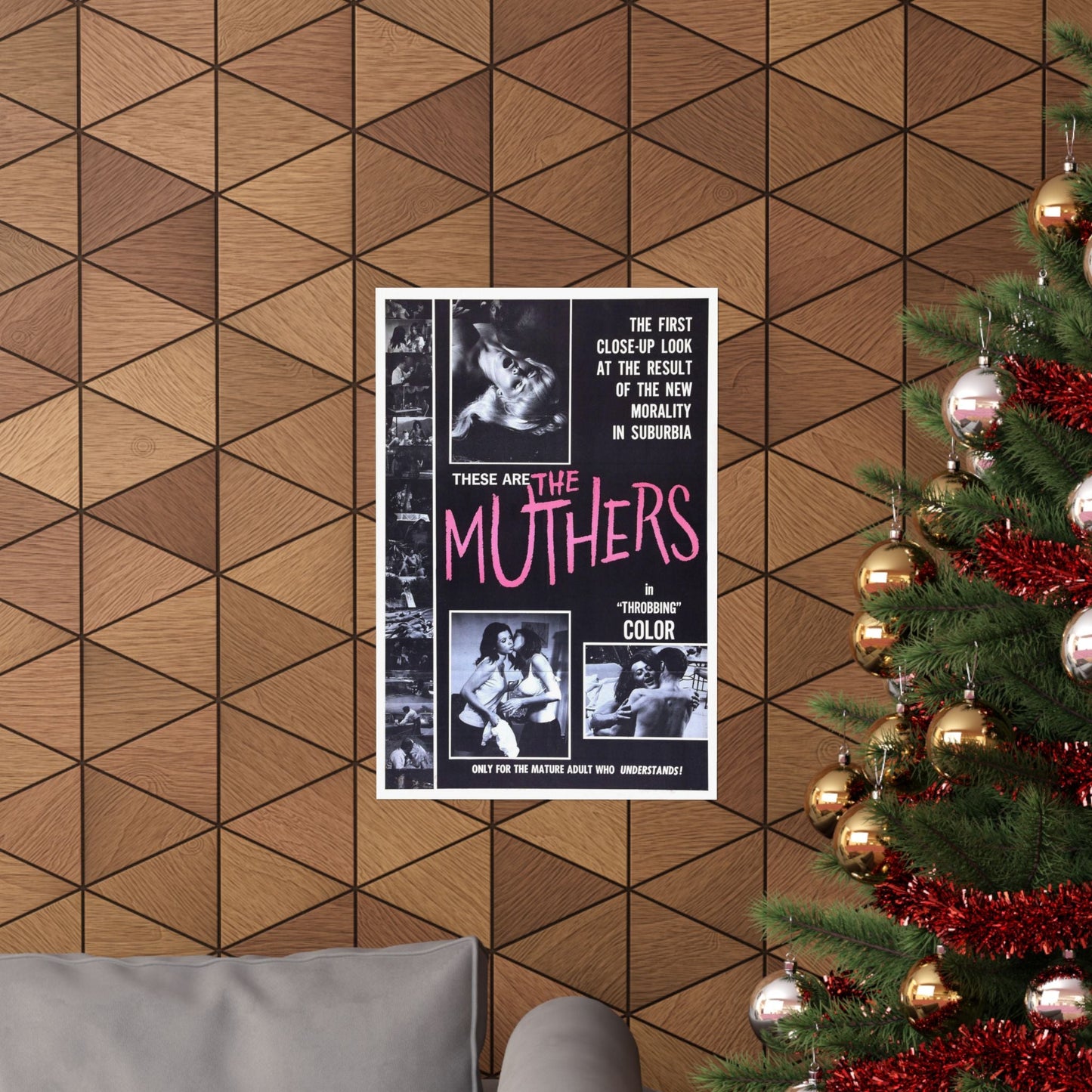 THE MUTHERS 1976 - Paper Movie Poster-The Sticker Space