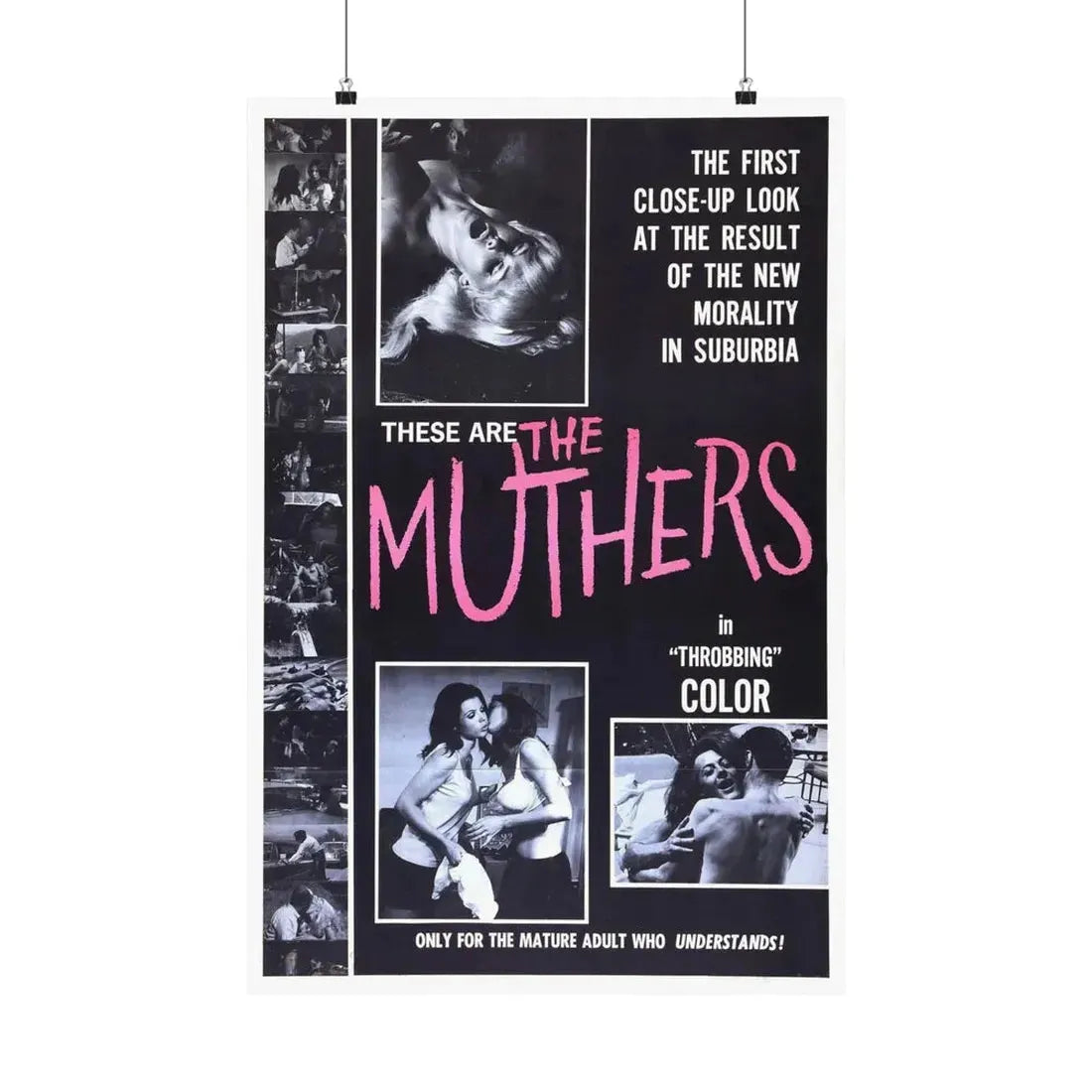 THE MUTHERS 1976 - Paper Movie Poster 20″ x 30″ Matte - The Sticker Space