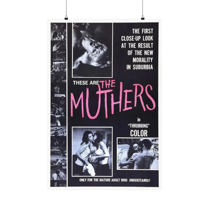 THE MUTHERS 1976 - Paper Movie Poster 24″ x 36″ Matte - The Sticker Space