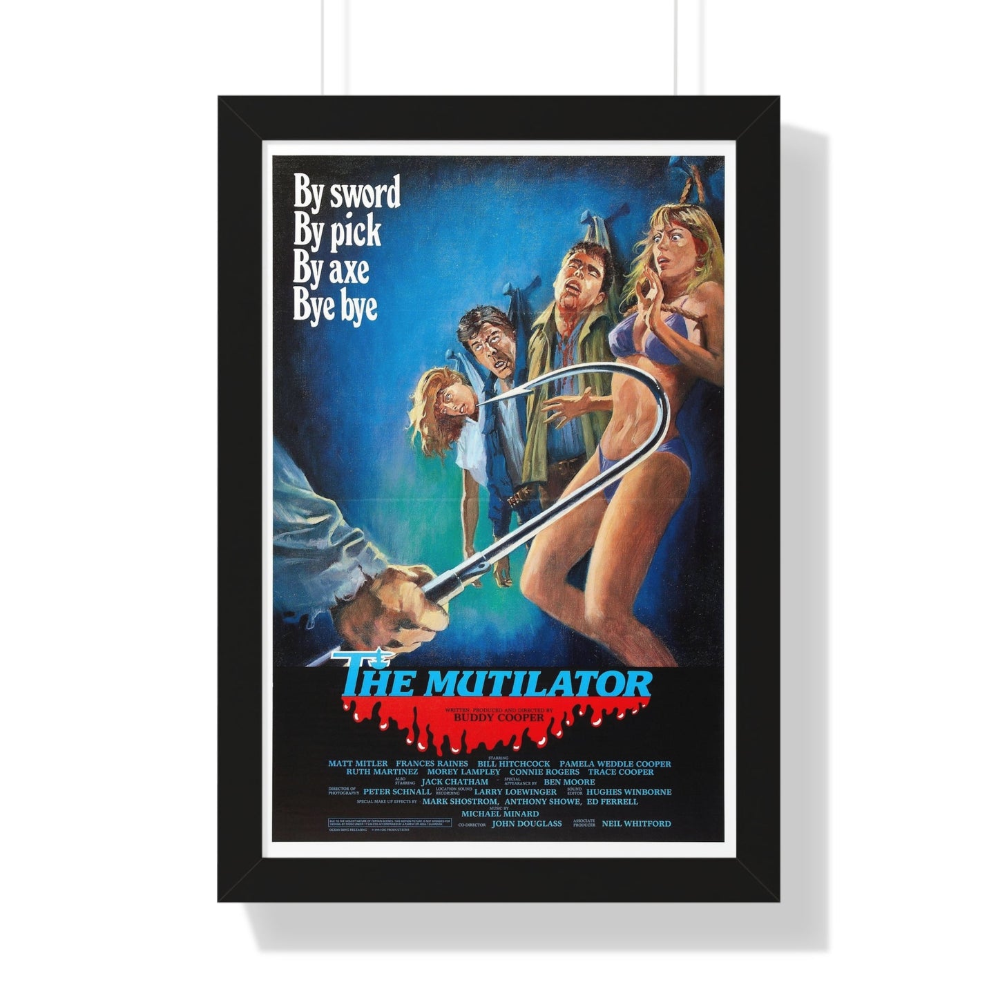 THE MUTILATOR 1984 - Framed Movie Poster-16″ x 24″-The Sticker Space