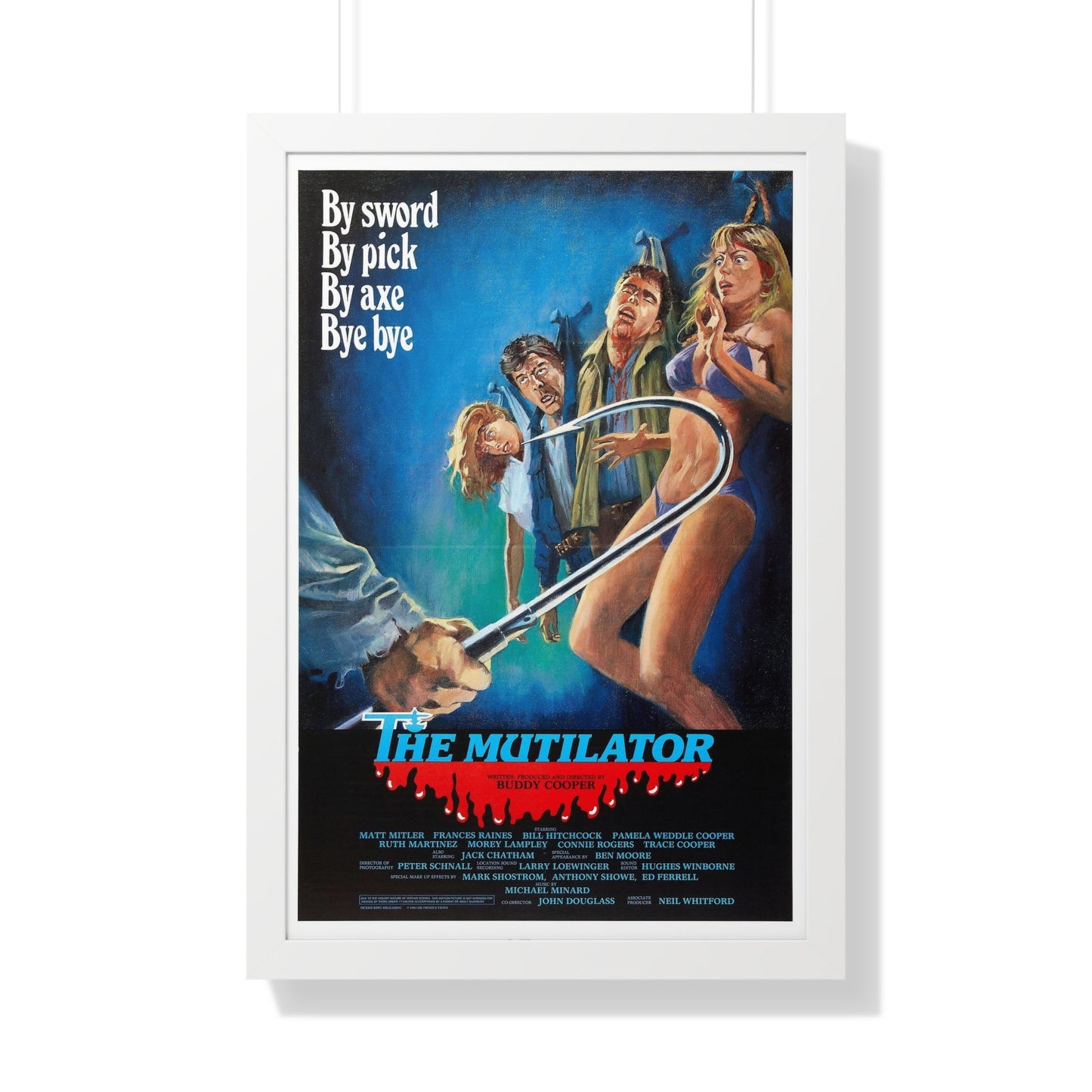 THE MUTILATOR 1984 - Framed Movie Poster-20" x 30"-The Sticker Space