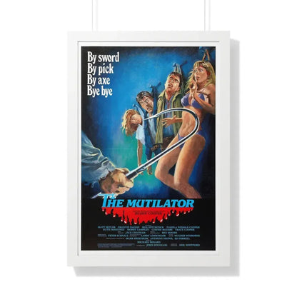 THE MUTILATOR 1984 - Framed Movie Poster 20" x 30" White - The Sticker Space