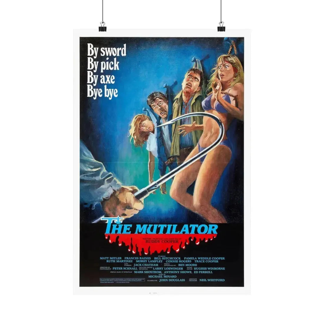 THE MUTILATOR 1984 - Paper Movie Poster 16″ x 24″ Matte - The Sticker Space