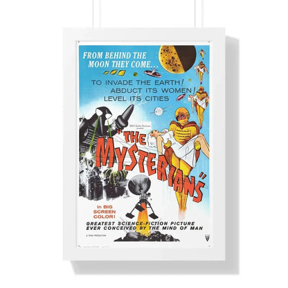 THE MYSTERIANS 1957 - Framed Movie Poster 16″ x 24″ White - The Sticker Space