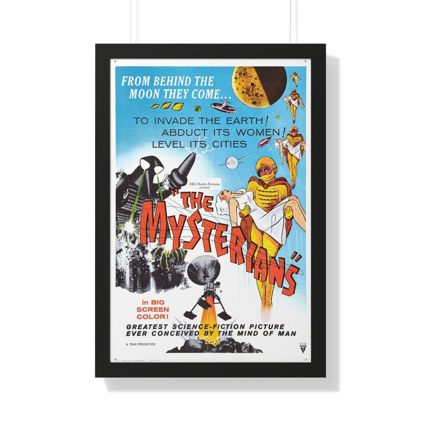 THE MYSTERIANS 1957 - Framed Movie Poster-20" x 30"-The Sticker Space