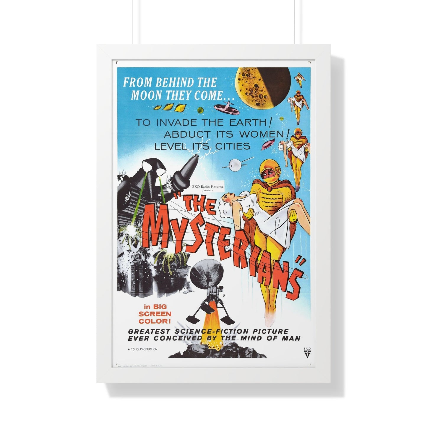 THE MYSTERIANS 1957 - Framed Movie Poster-20" x 30"-The Sticker Space