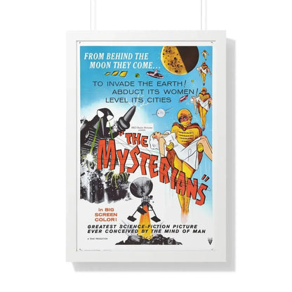 THE MYSTERIANS 1957 - Framed Movie Poster 20" x 30" White - The Sticker Space