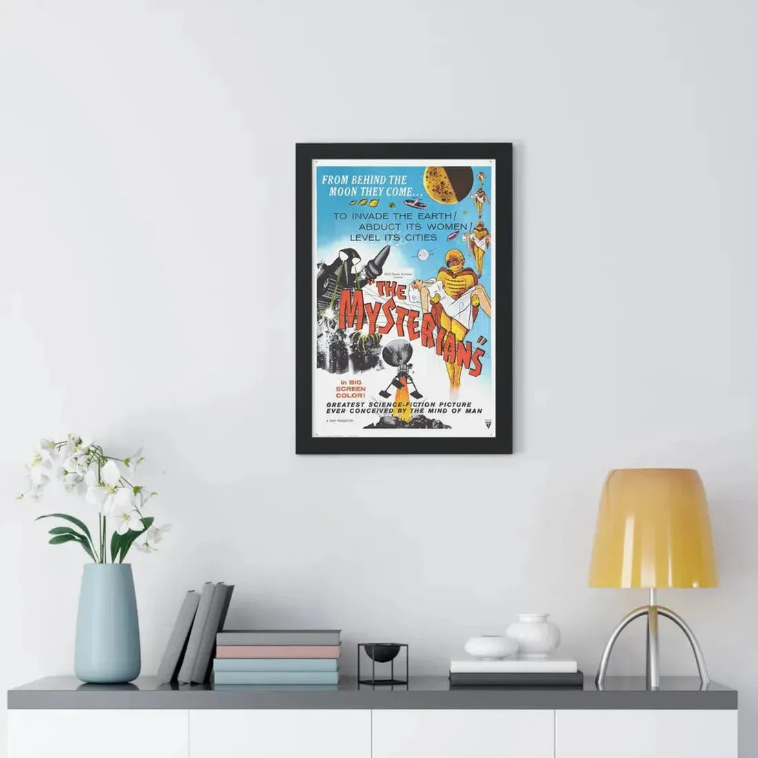THE MYSTERIANS 1957 - Framed Movie Poster - The Sticker Space