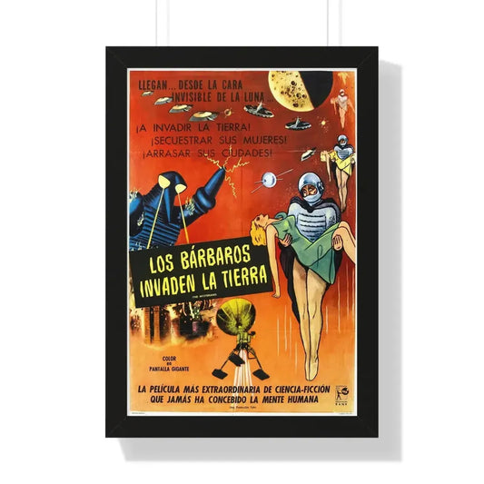 THE MYSTERIANS (2) 1957 - Framed Movie Poster 16″ x 24″ Black - The Sticker Space