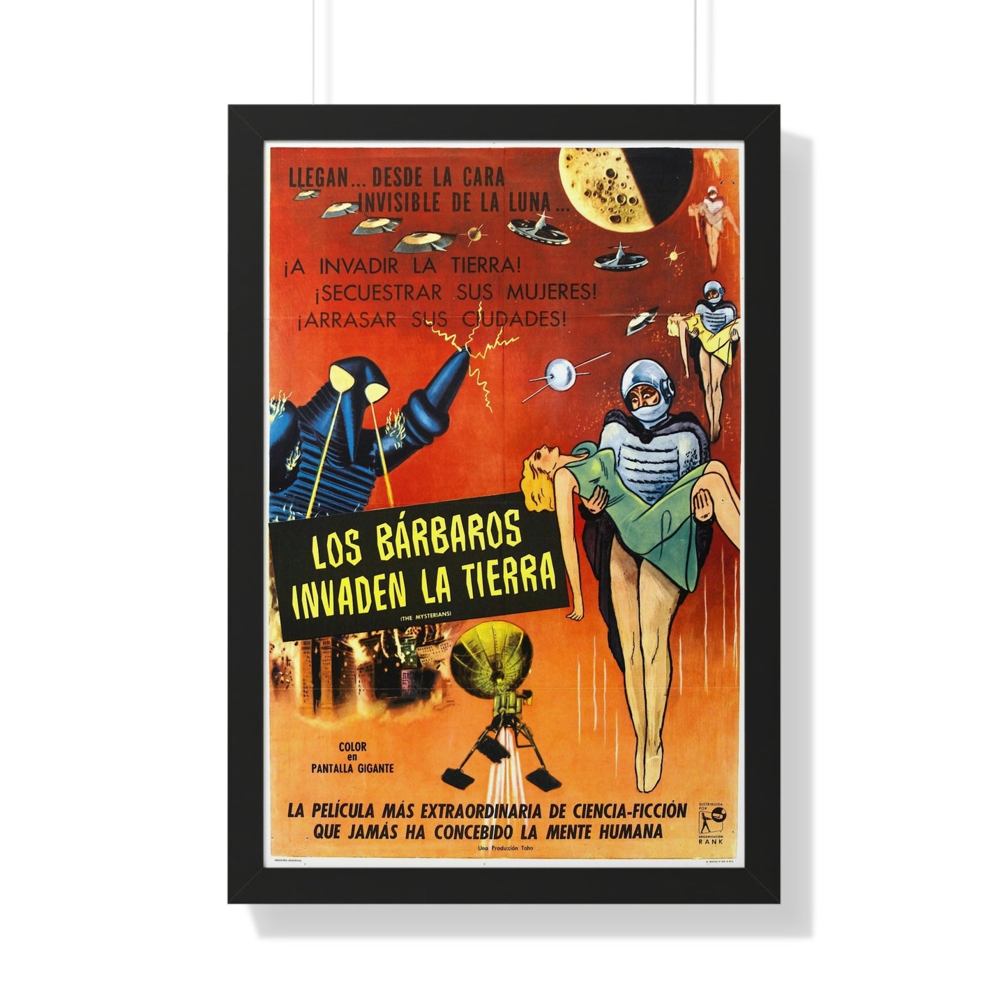 THE MYSTERIANS (2) 1957 - Framed Movie Poster-20" x 30"-The Sticker Space