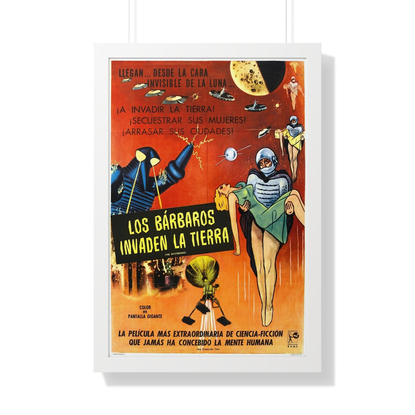 THE MYSTERIANS (2) 1957 - Framed Movie Poster-20" x 30"-The Sticker Space