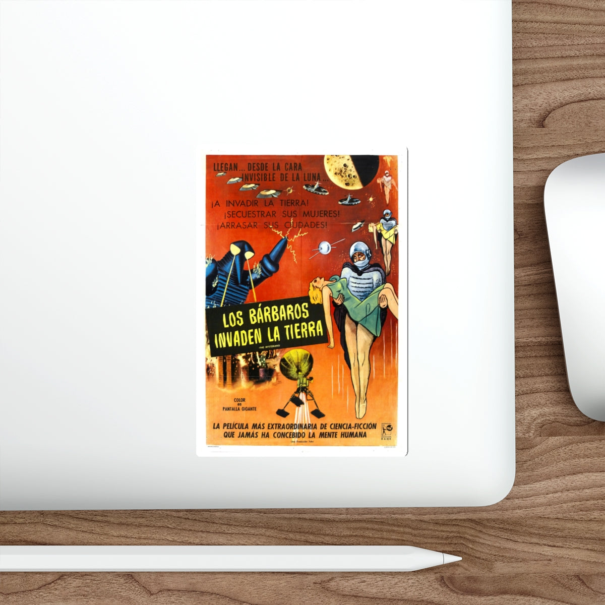 THE MYSTERIANS (2) 1957 Movie Poster STICKER Vinyl Die-Cut Decal-The Sticker Space