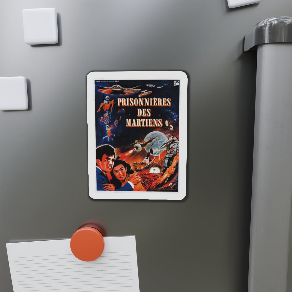 THE MYSTERIANS (FRENCH) 1957 Movie Poster - Refrigerator Magnet-The Sticker Space