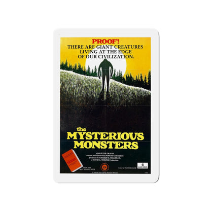 THE MYSTERIOUS MONSTERS 1975 Movie Poster - Refrigerator Magnet-3" x 3"-The Sticker Space