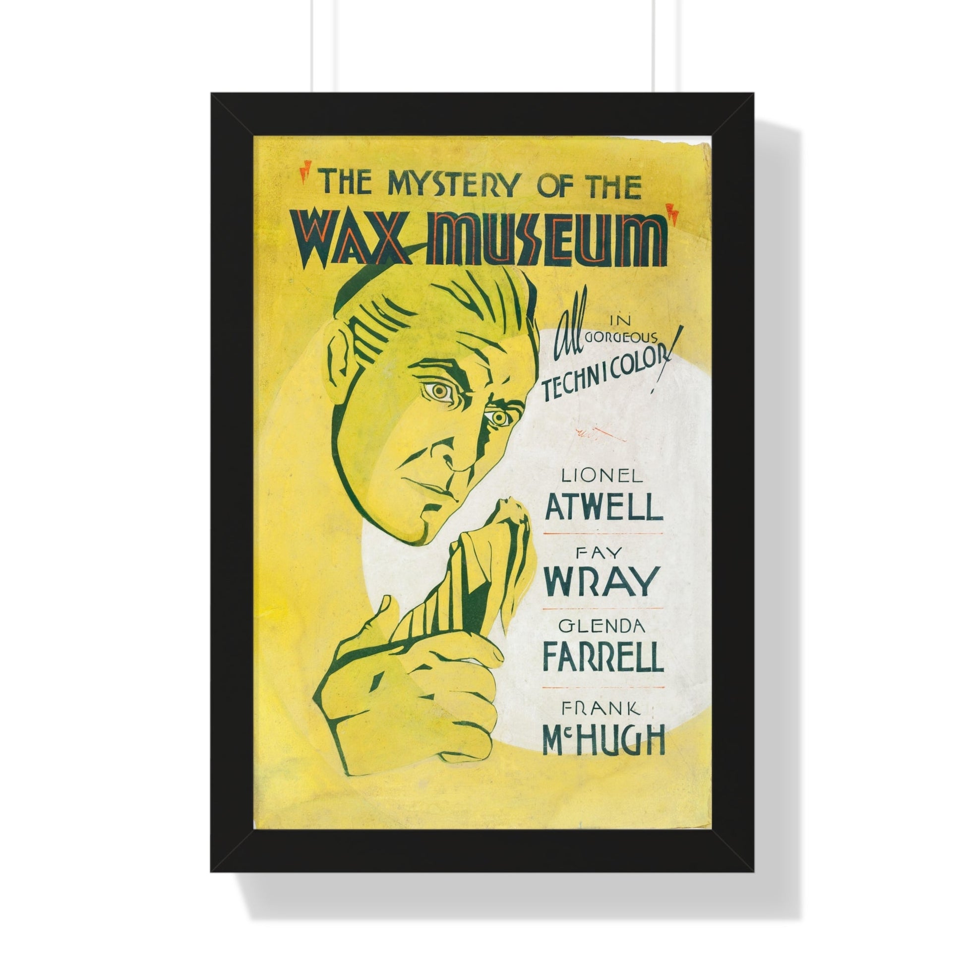 THE MYSTERY OF THE WAX MUSEUM (2) 1933 - Framed Movie Poster-16″ x 24″-The Sticker Space