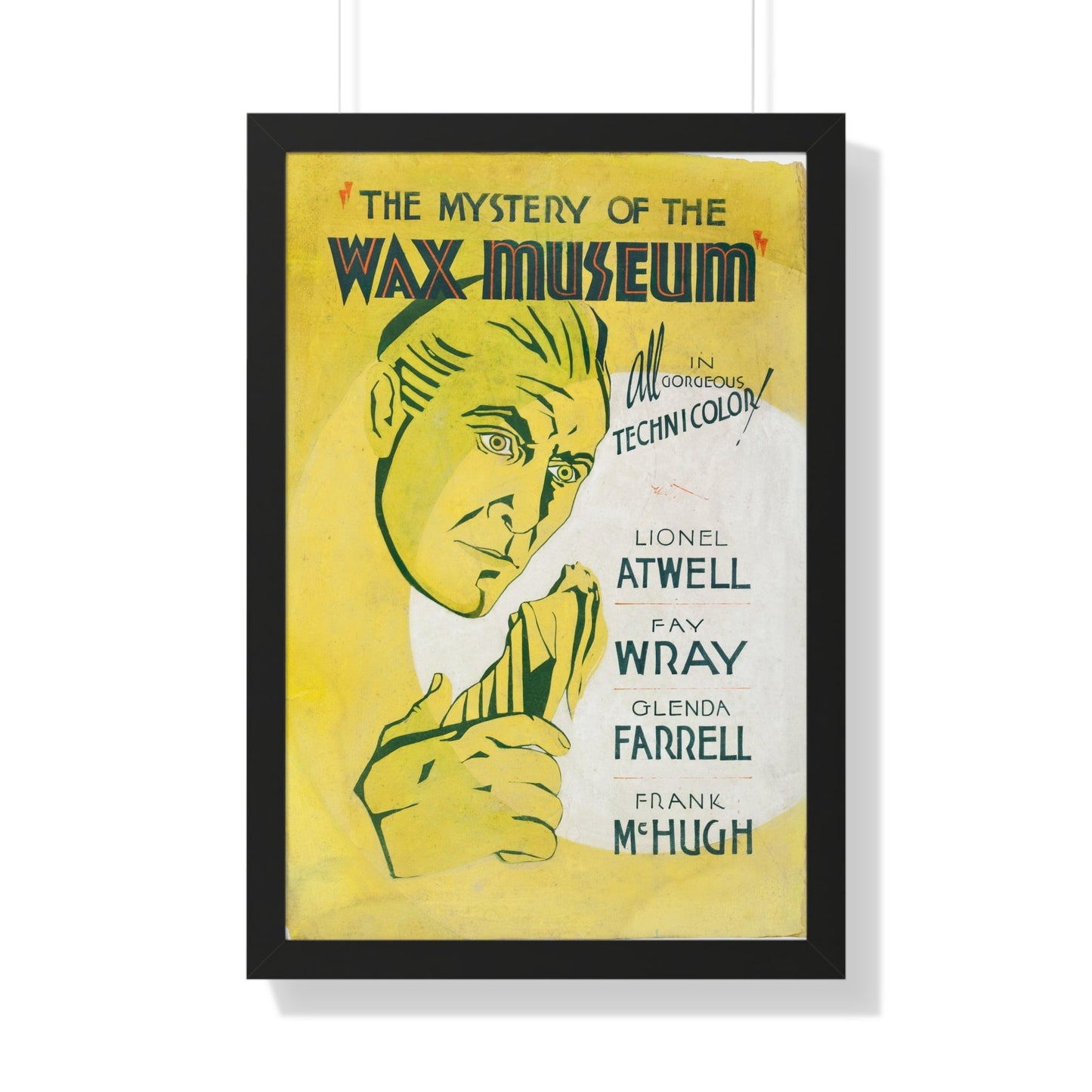 THE MYSTERY OF THE WAX MUSEUM (2) 1933 - Framed Movie Poster-20" x 30"-The Sticker Space