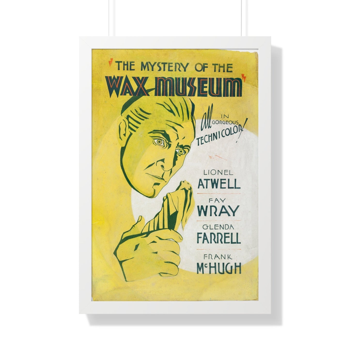 THE MYSTERY OF THE WAX MUSEUM (2) 1933 - Framed Movie Poster-20" x 30"-The Sticker Space