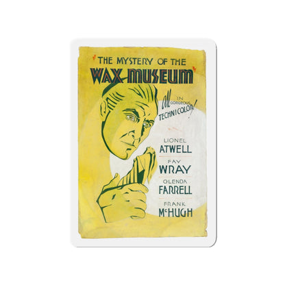 THE MYSTERY OF THE WAX MUSEUM (2) 1933 Movie Poster - Refrigerator Magnet-3" x 3"-The Sticker Space