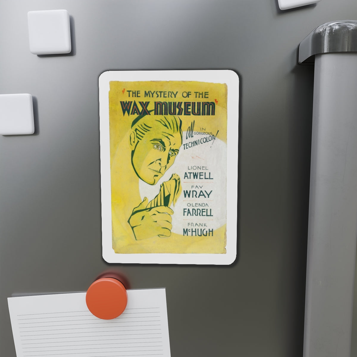 THE MYSTERY OF THE WAX MUSEUM (2) 1933 Movie Poster - Refrigerator Magnet-The Sticker Space