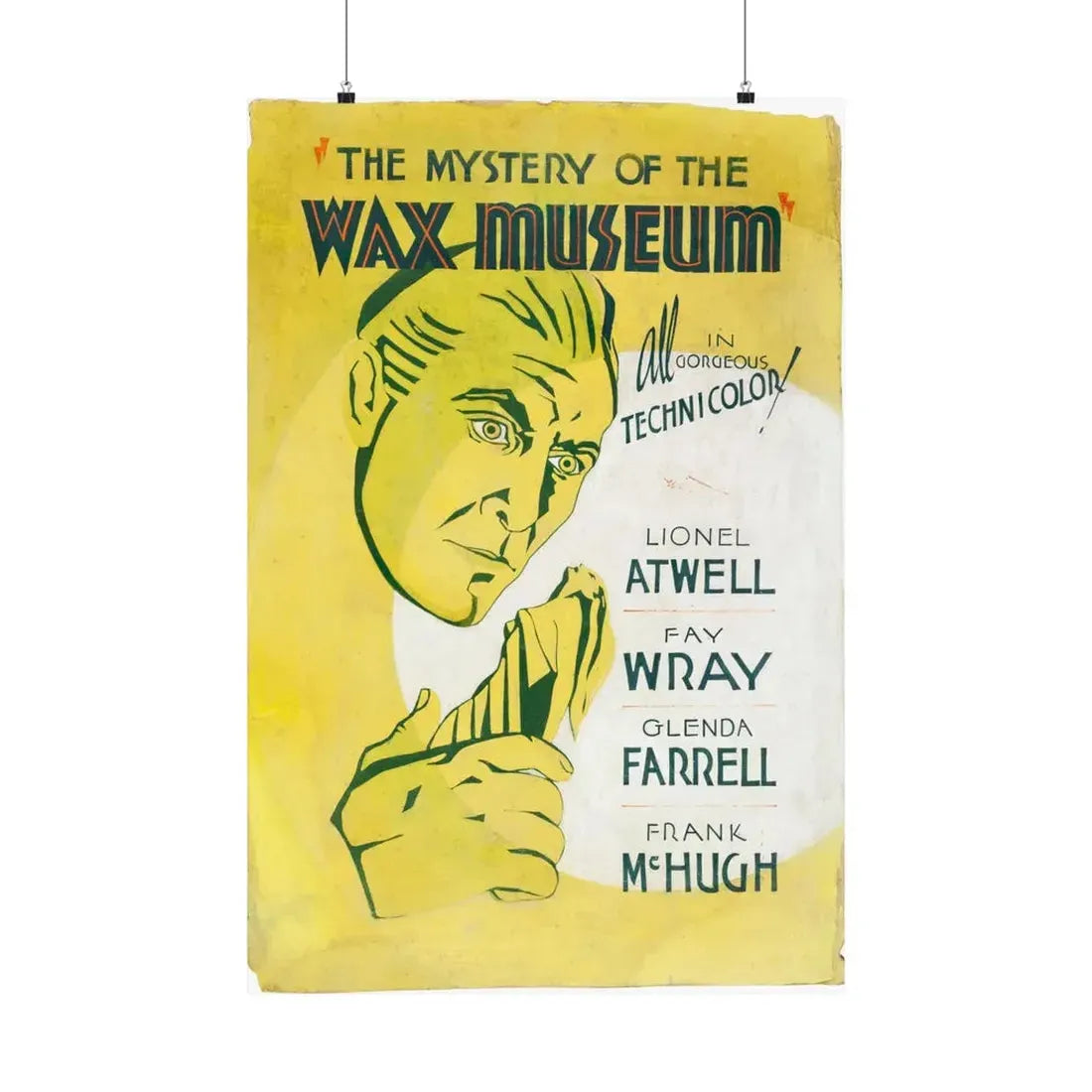 THE MYSTERY OF THE WAX MUSEUM (2) 1933 - Paper Movie Poster 24″ x 36″ Matte - The Sticker Space