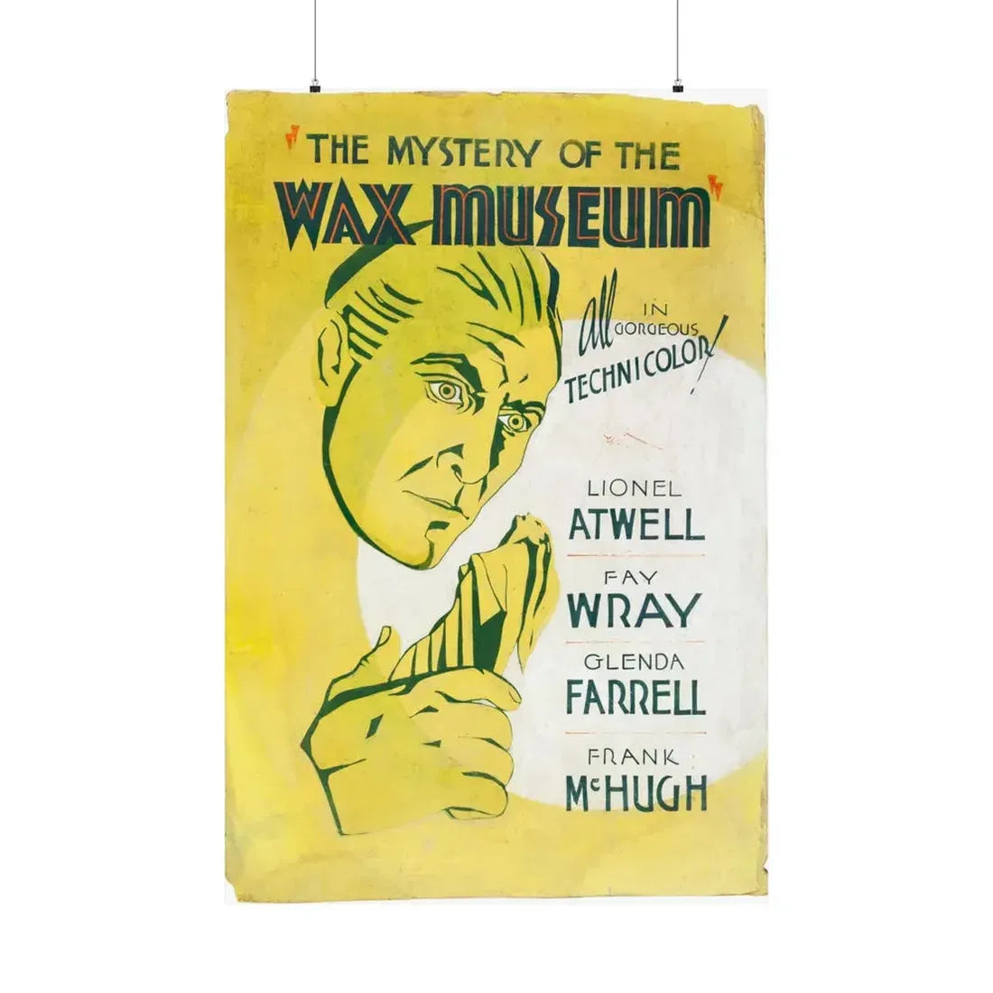 THE MYSTERY OF THE WAX MUSEUM (2) 1933 - Paper Movie Poster 36" x 54" Matte - The Sticker Space