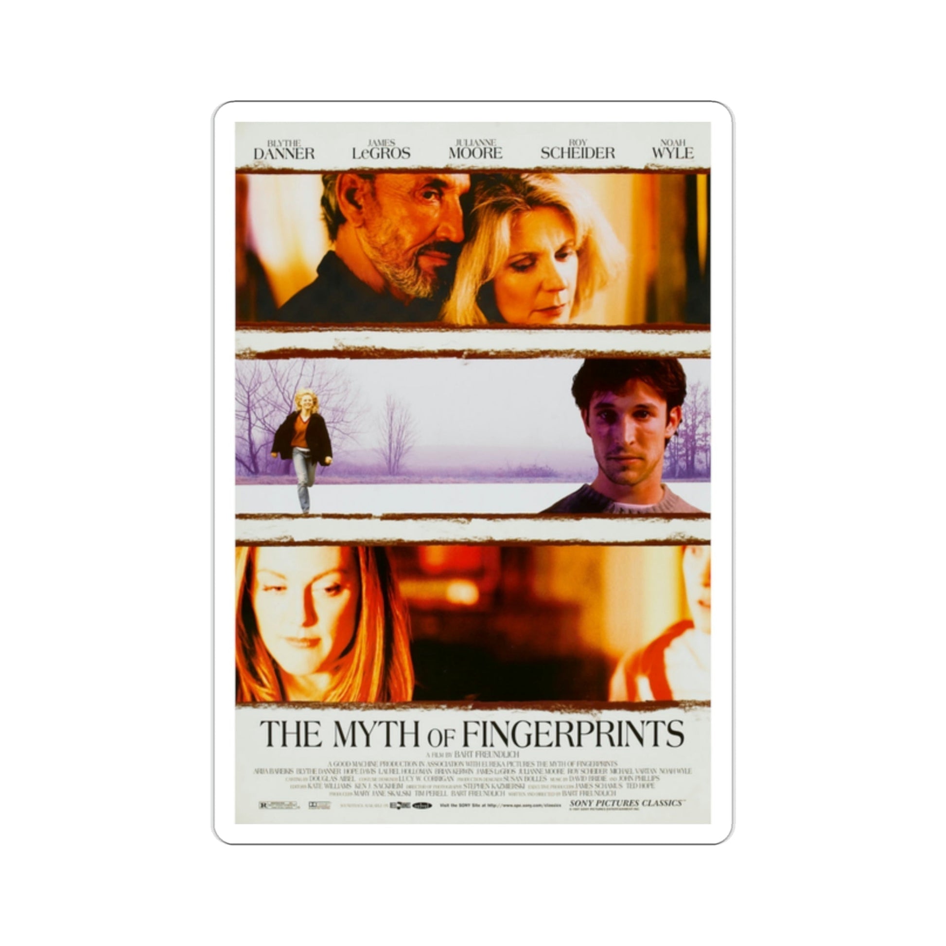 The Myth Of Fingerprints 1997 Movie Poster STICKER Vinyl Die-Cut Decal-2 Inch-The Sticker Space