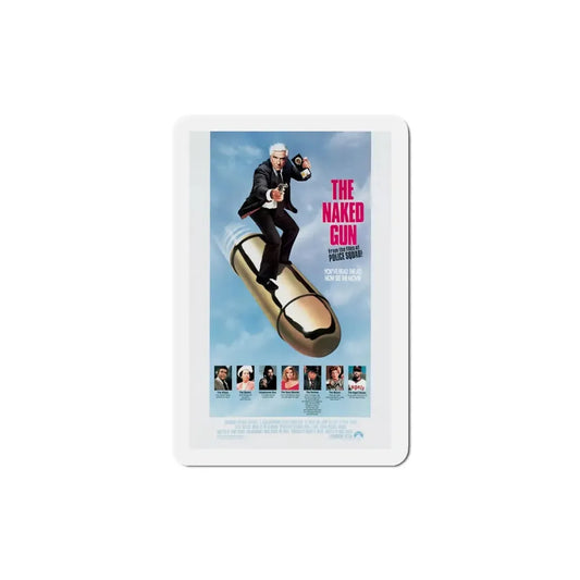 The Naked Gun From the Files of Police Squad! 1988 Movie Poster Refrigerator Magnet 4 Inch - The Sticker Space