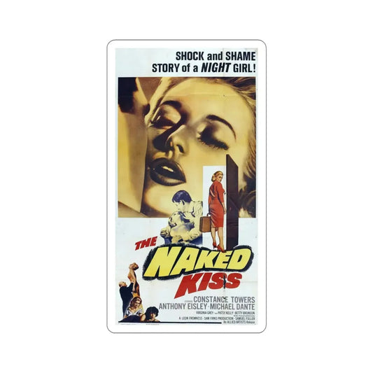 The Naked Kiss 1964 Movie Poster STICKER Vinyl Die-Cut Decal 6 Inch - The Sticker Space