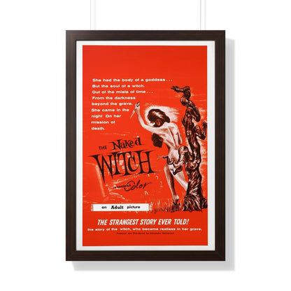 THE NAKED WITCH 1961 - Framed Movie Poster-20" x 30"-The Sticker Space