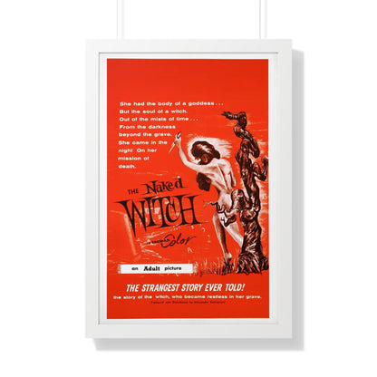 THE NAKED WITCH 1961 - Framed Movie Poster-20" x 30"-The Sticker Space